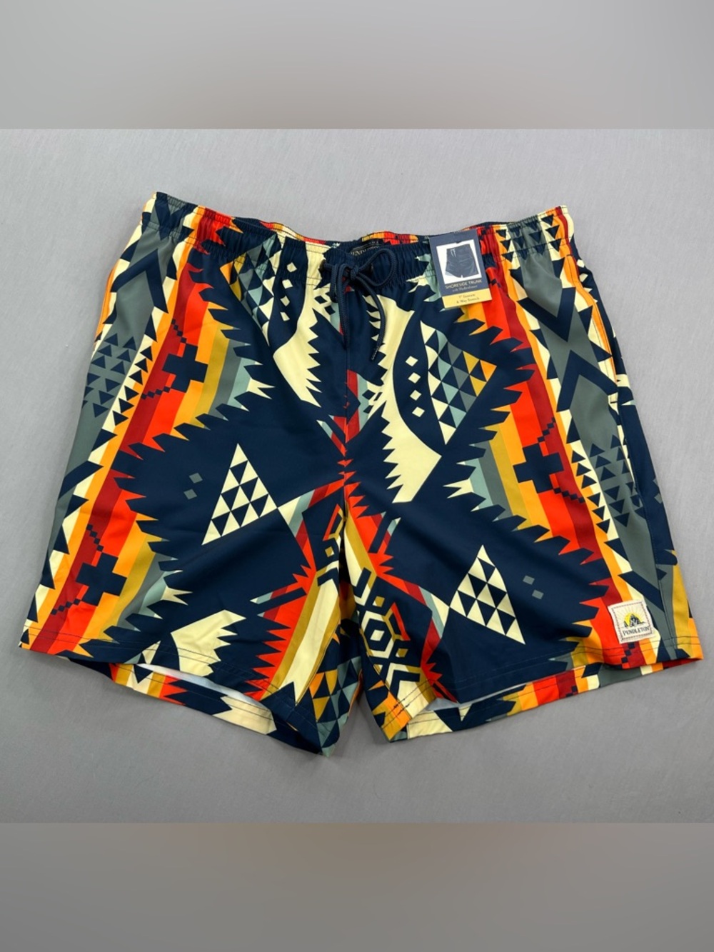 PENDLETON 7” AOP CLASSIC SHORESIDE SWIM TRUNKS WITH HYDROLINER